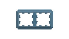 ATLASDESIGN ANTIQUE 2-постовая РАМКА, универсальная, ИЗУМРУД