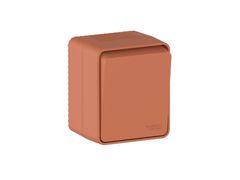 ATLASDESIGN PROFI IP54 О/У 1-клавишный ВЫКЛЮЧАТЕЛЬ, сх.1, 10АХ, ТЕРРАКОТОВЫЙ