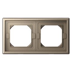 ARTGALLERY 2-постовая РАМКА IP44,  ШАМПАНЬ