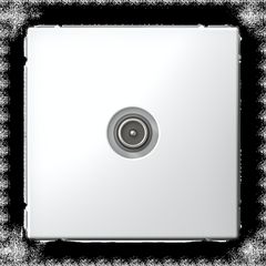 ARTGALLERY TV РОЗЕТКА оконечная 1DB, механизм, БЕЛЫЙ