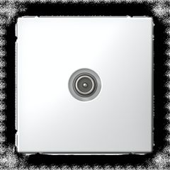 ARTGALLERY TV РОЗЕТКА проходная 4DB, механизм, БЕЛЫЙ