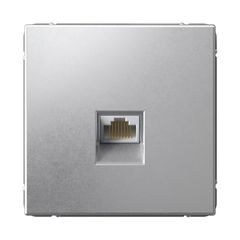 ARTGALLERY РОЗЕТКА компьютерная RJ45, кат. 5е, механизм, АЛЮМИНИЙ