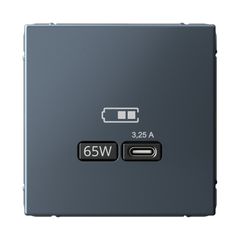 ARTGALLERY USB РОЗЕТКА тип-С 65Вт высокоскор.заряд. QC, PD, механизм, ГРИФЕЛЬ