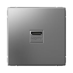 ARTGALLERY РОЗЕТКА HDMI, механизм, СТАЛЬ