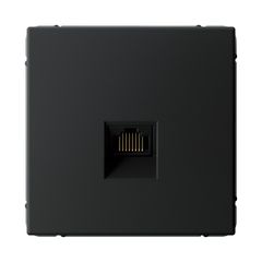 ARTGALLERY РОЗЕТКА компьютерная RJ45, кат. 5е, механизм, КАРБОН