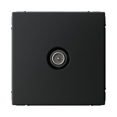 ARTGALLERY TV РОЗЕТКА оконечная 1DB, механизм, КАРБОН