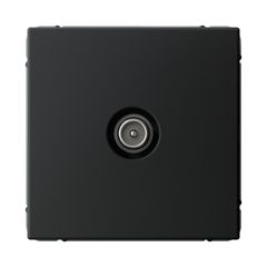ARTGALLERY TV РОЗЕТКА проходная 4DB, механизм, КАРБОН