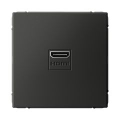 ARTGALLERY РОЗЕТКА HDMI, механизм, БАЗАЛЬТ
