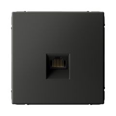 ARTGALLERY РОЗЕТКА компьютерная RJ45, кат. 6A, механизм, БАЗАЛЬТ