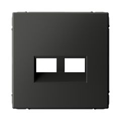 ARTGALLERY НАКЛАДКА ДВОЙНАЯ для информационных функций типа Keystone, БАЗАЛЬТ