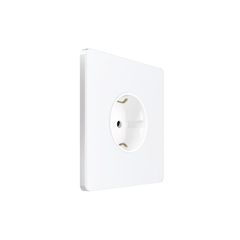 Systeme Infinity, Розетка С/У с ЗК (250В, 16А, защит.шторки), Арктический лед