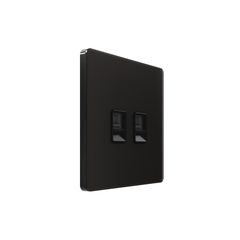 Systeme Infinity, Розетка информационная С/У RJ-45 кат.6 2-я, Полярная ночь