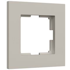 Рамка на 1 пост Slab (дымчатый софт)