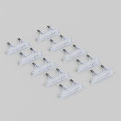 Блок LED подсветки для выключателя 10 шт. (голубой)
