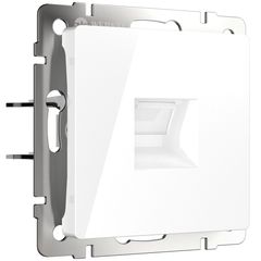 Розетка Ethernet RJ-45 cat. 6A экранированная (белый)