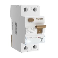 Устройство защитного отключения 1P+N 40 А 100 mA  AC 6 kA