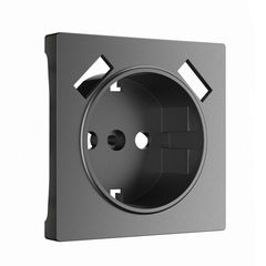 Накладка для розетки USB  (графит матовый)