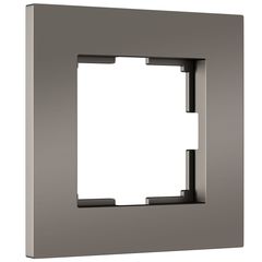 Рамка на 1 пост Slab (бронза софт)