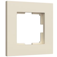 Рамка на 1 пост Slab (айвори софт)